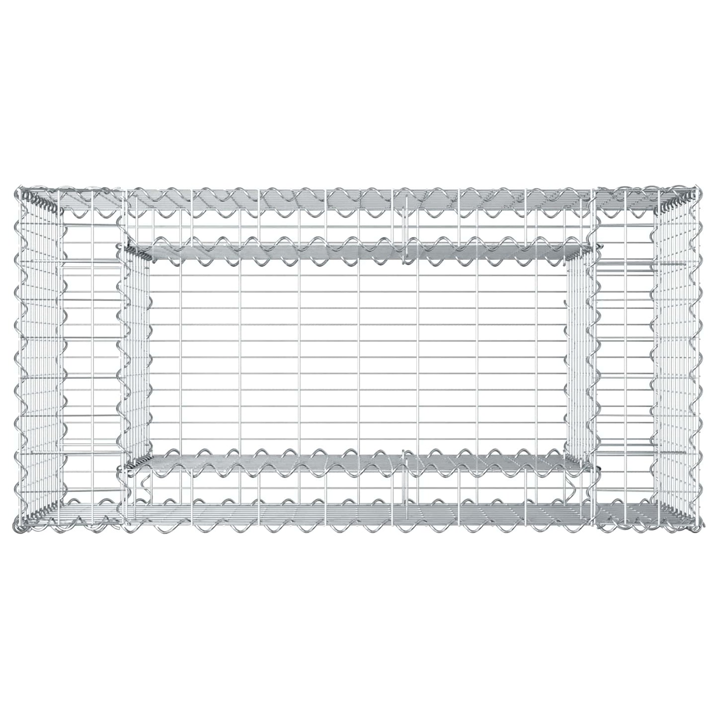 Gabion Raised Bed Silver