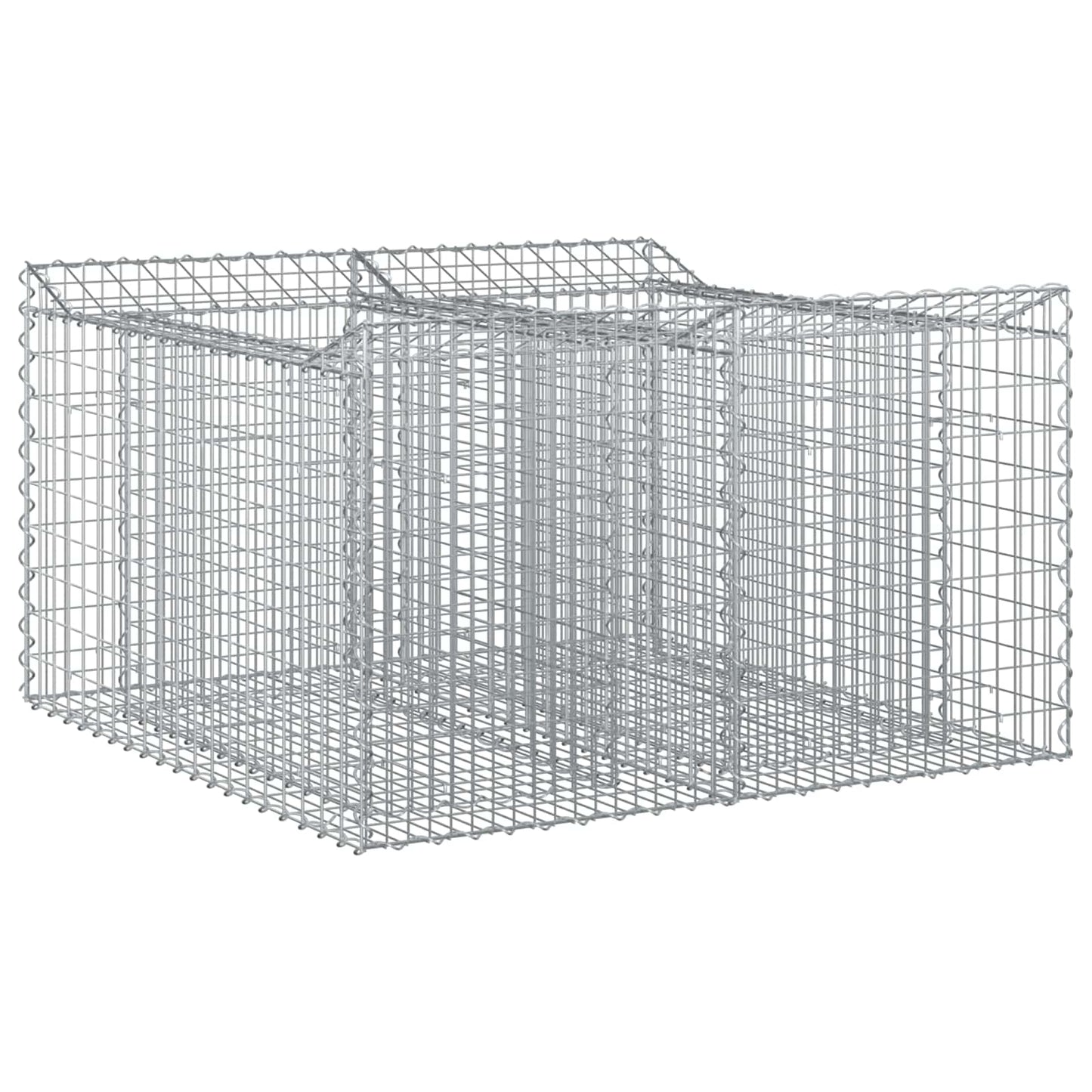 Gabion Raised Bed Silver
