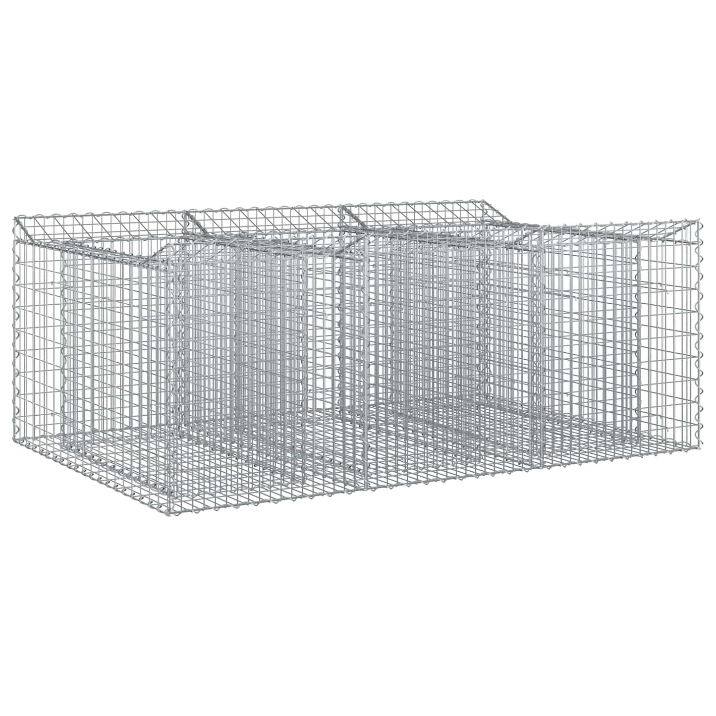 Gabion Raised Bed Silver