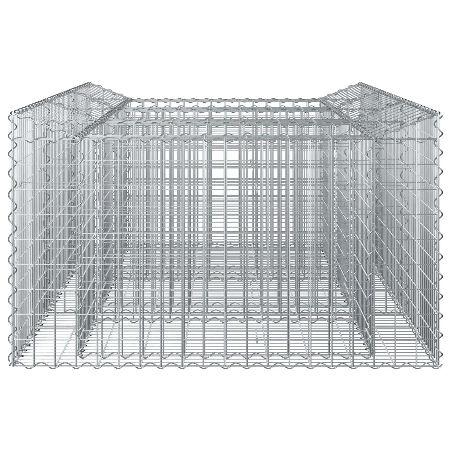 Gabion Raised Bed Silver