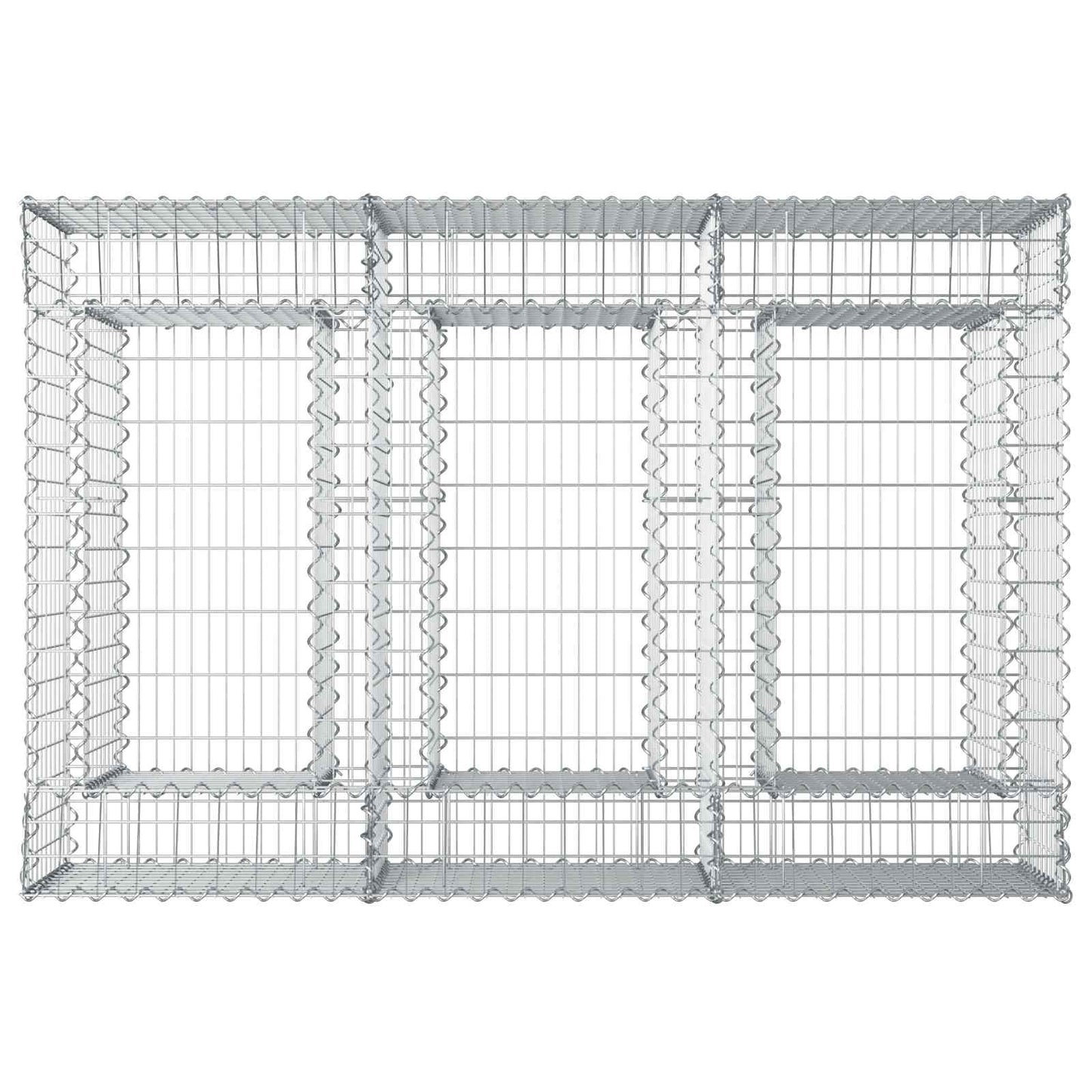 Gabion Raised Bed Silver