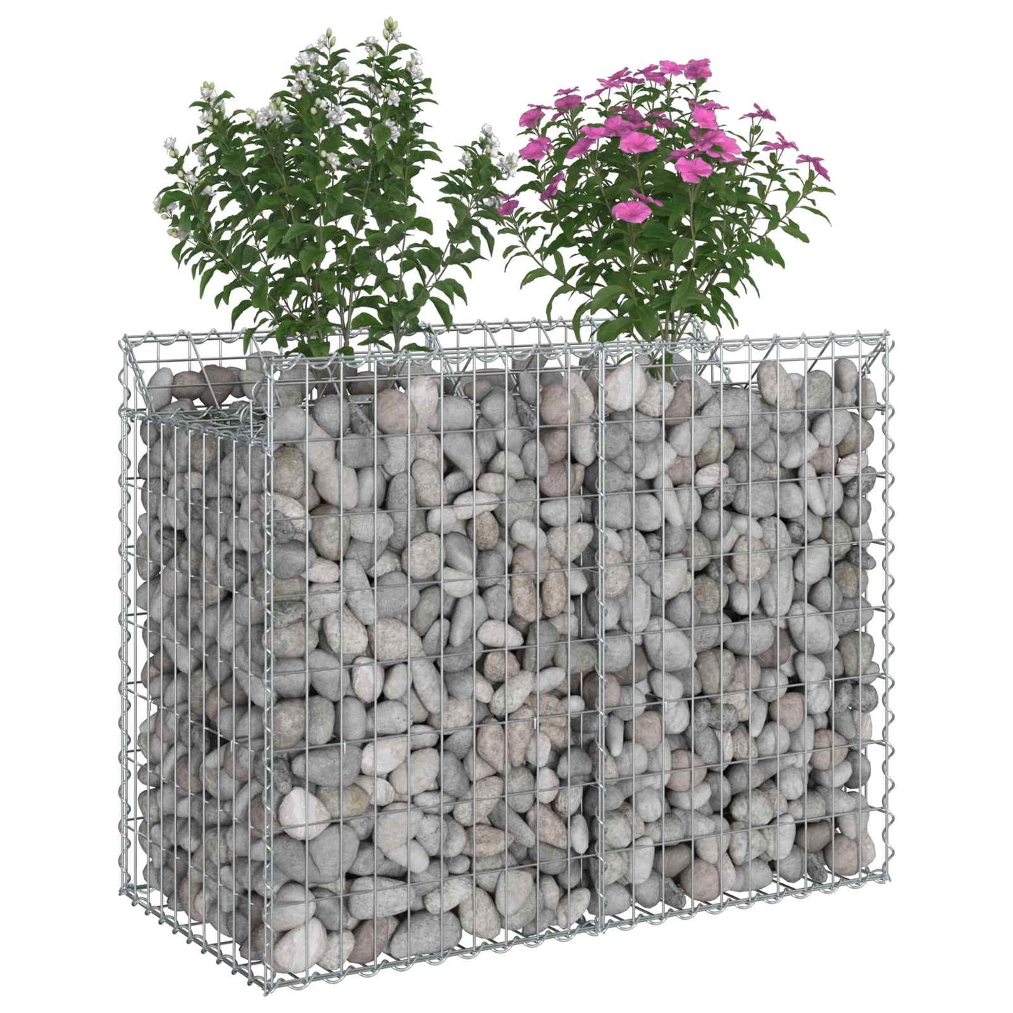 Gabion Raised Bed Silver