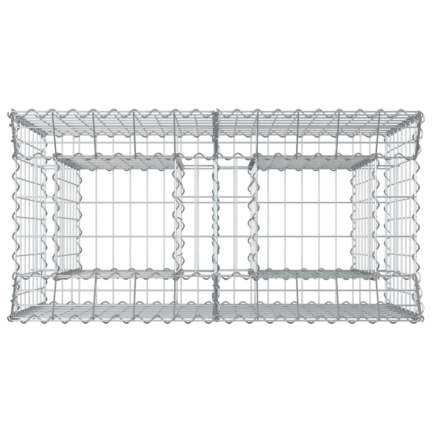 Gabion Raised Bed Silver