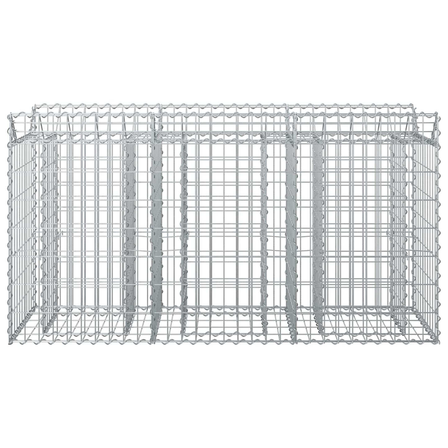 Gabion Raised Bed Silver
