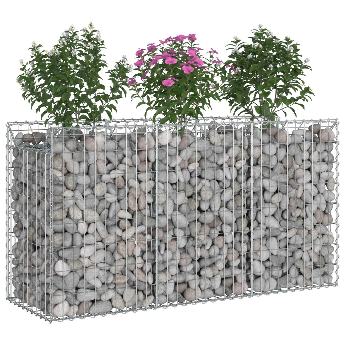 Gabion Raised Bed Silver