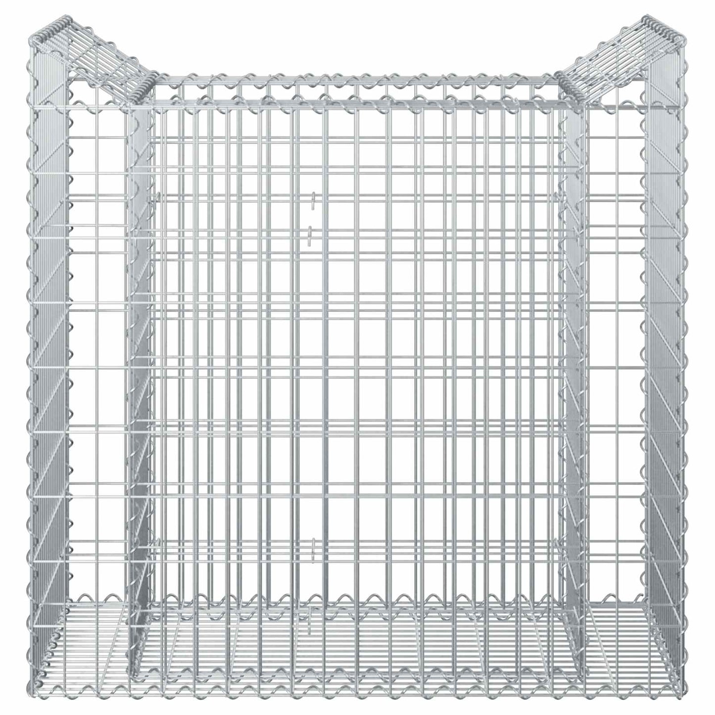 Gabion Raised Bed Silver