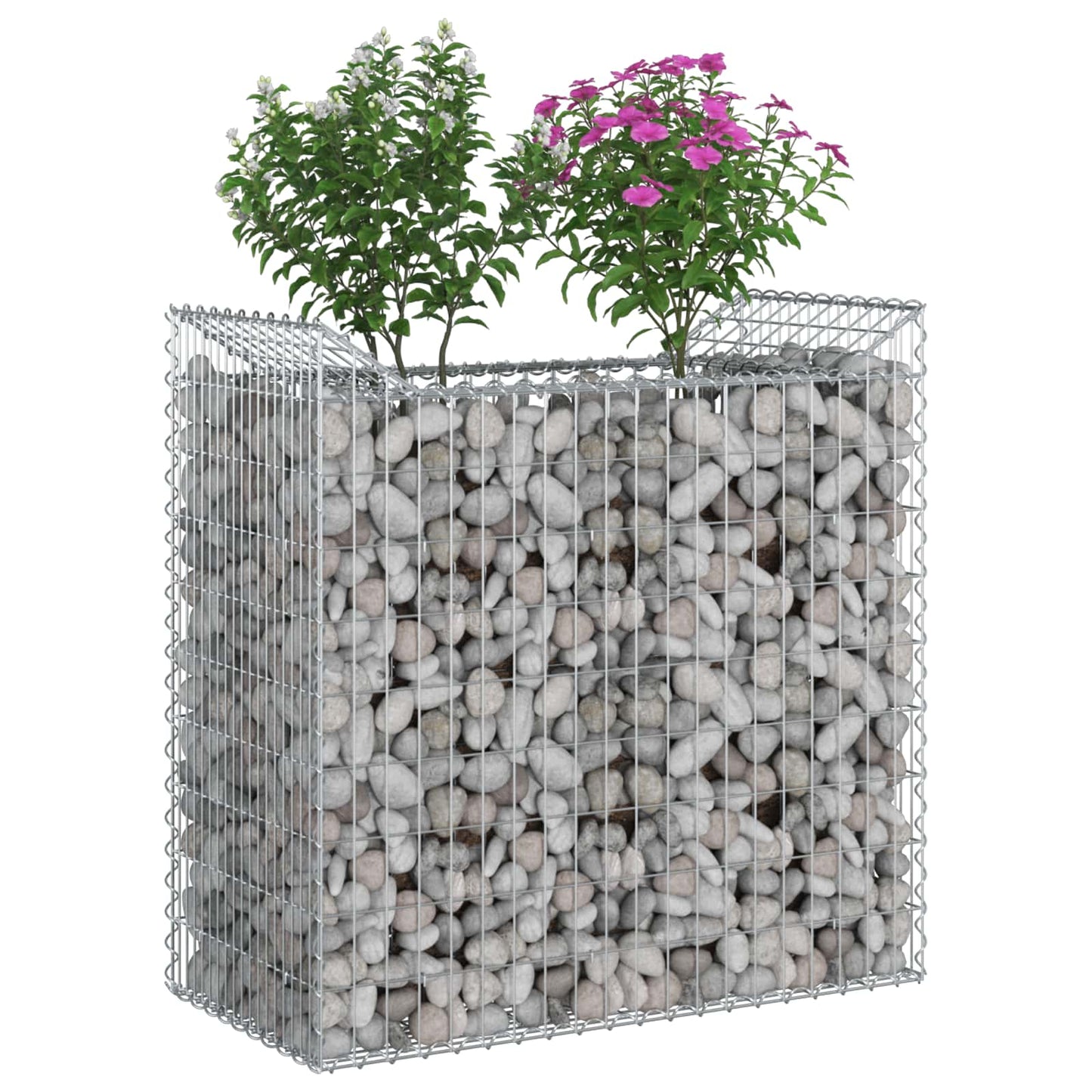 Gabion Raised Bed Silver
