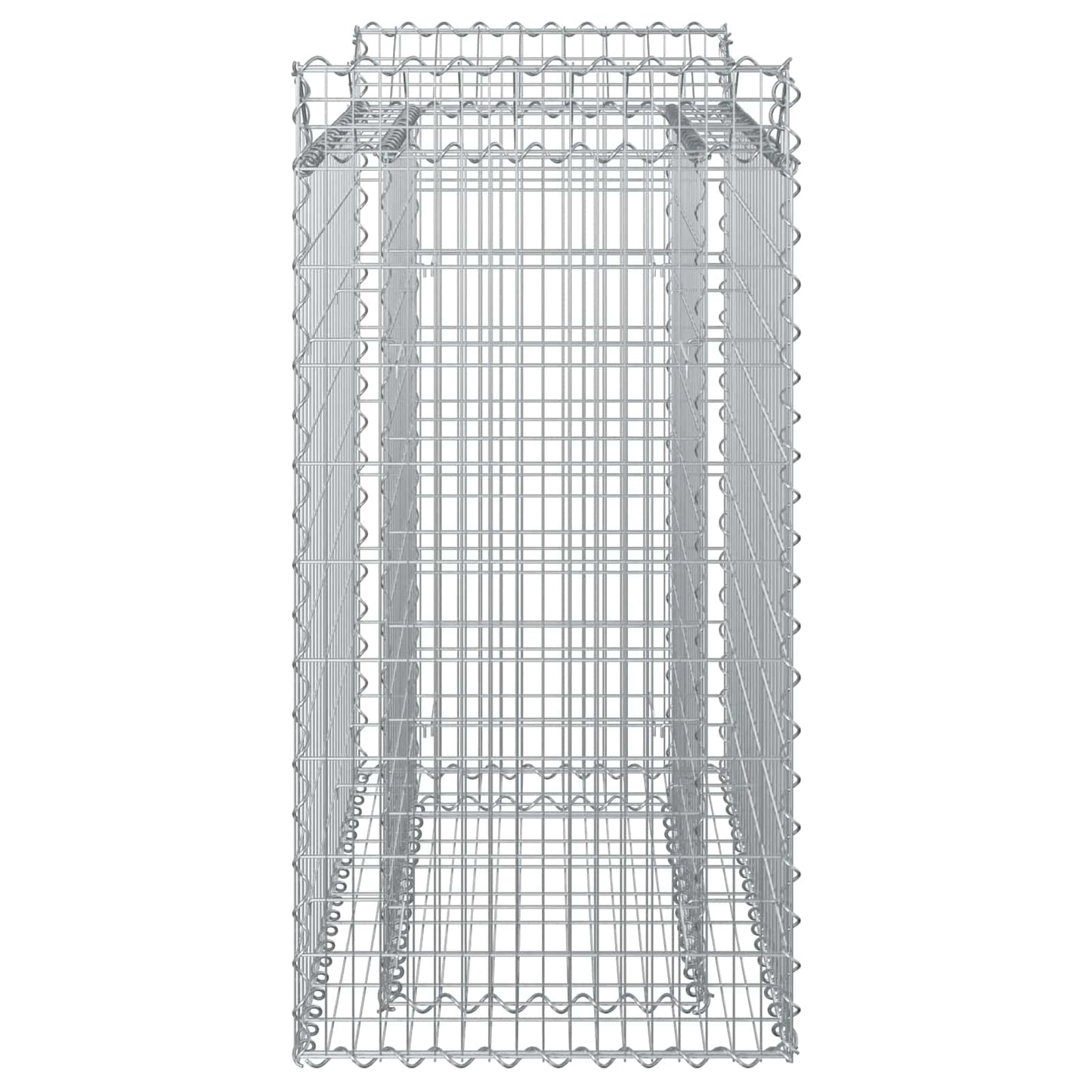 Gabion Raised Bed Silver