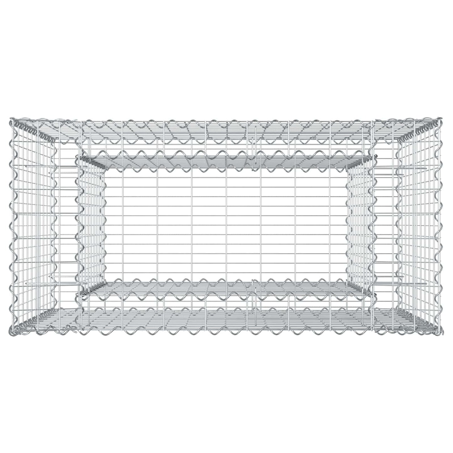 Gabion Raised Bed Silver
