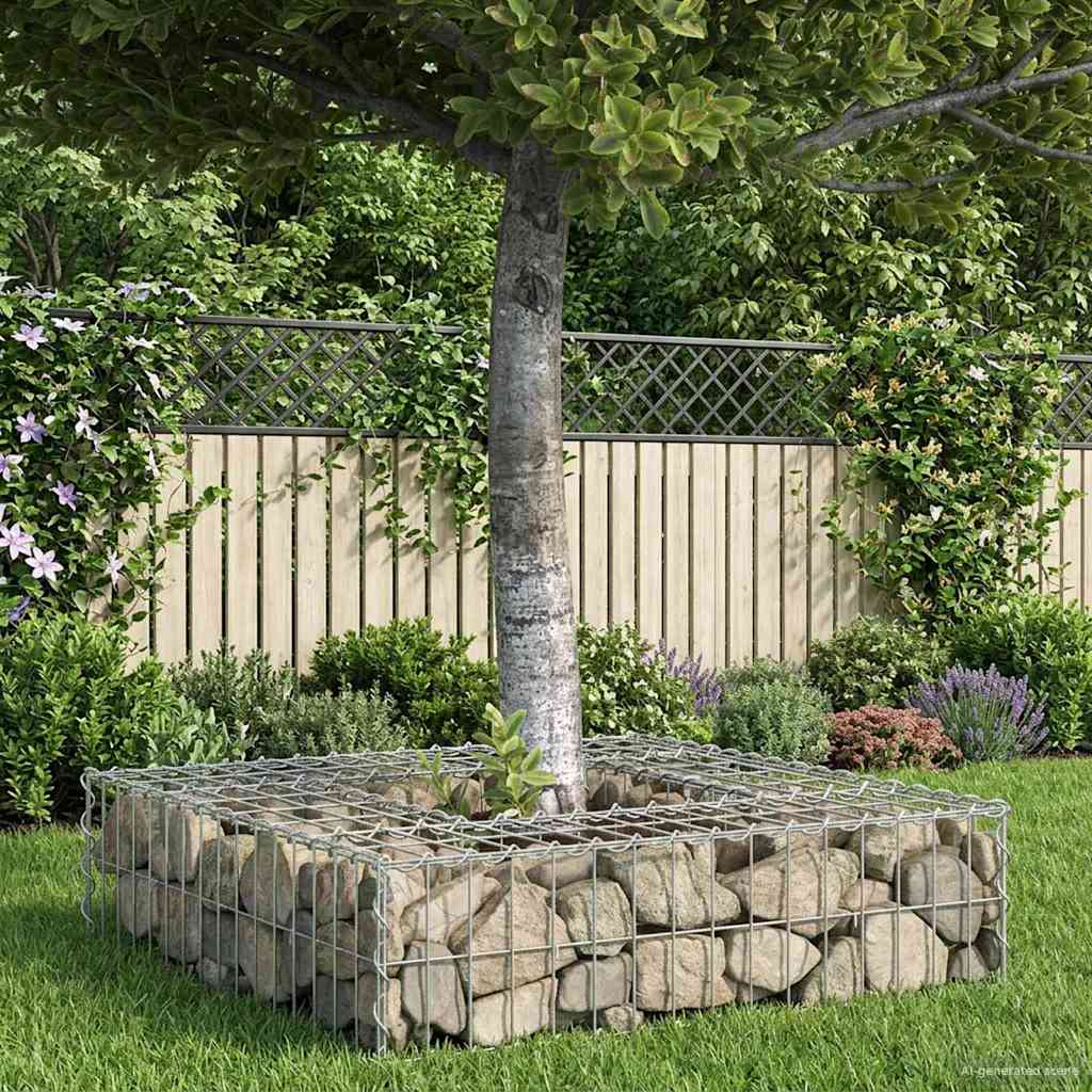 Gabion Raised Bed Silver