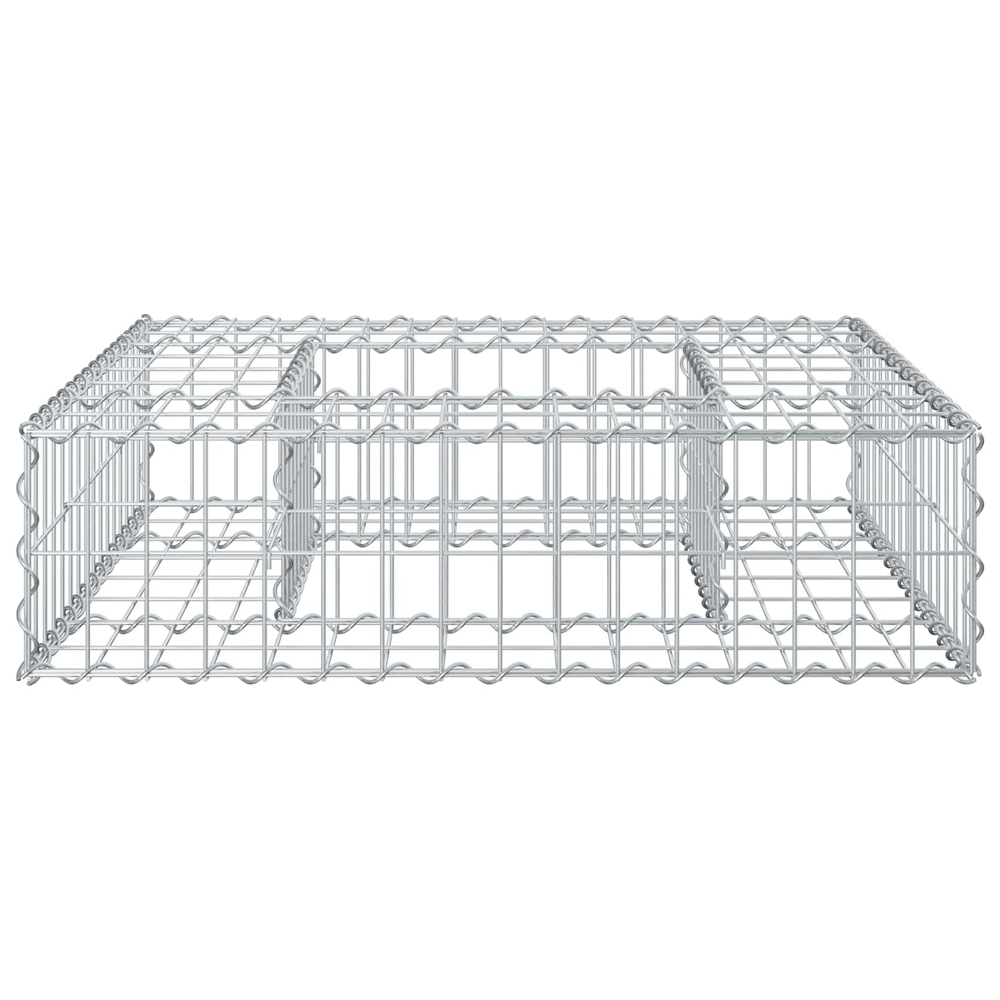 Gabion Raised Bed Silver