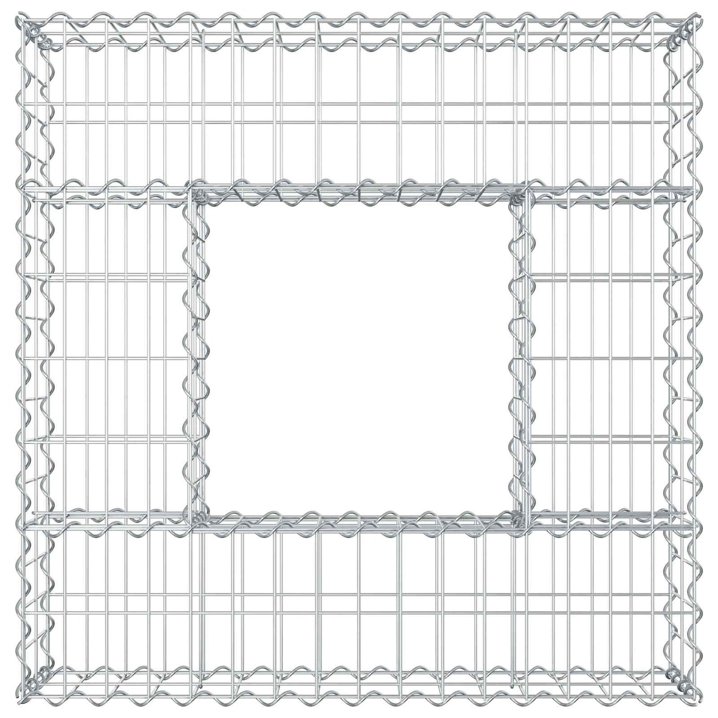 Gabion Raised Bed Silver