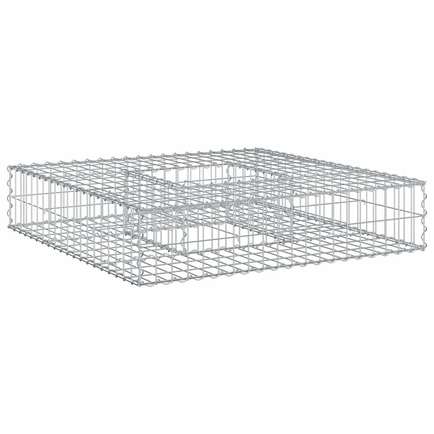 Gabion Raised Bed Silver