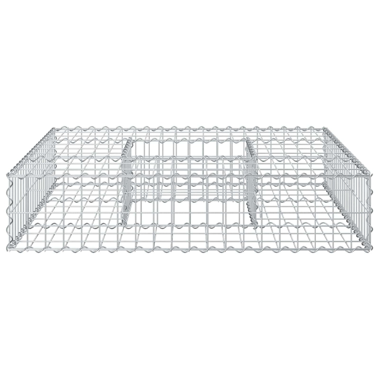 Gabion Raised Bed Silver