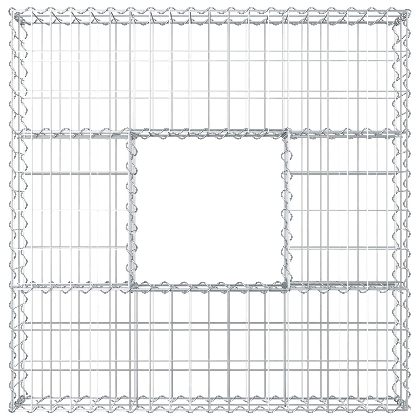 Gabion Raised Bed Silver