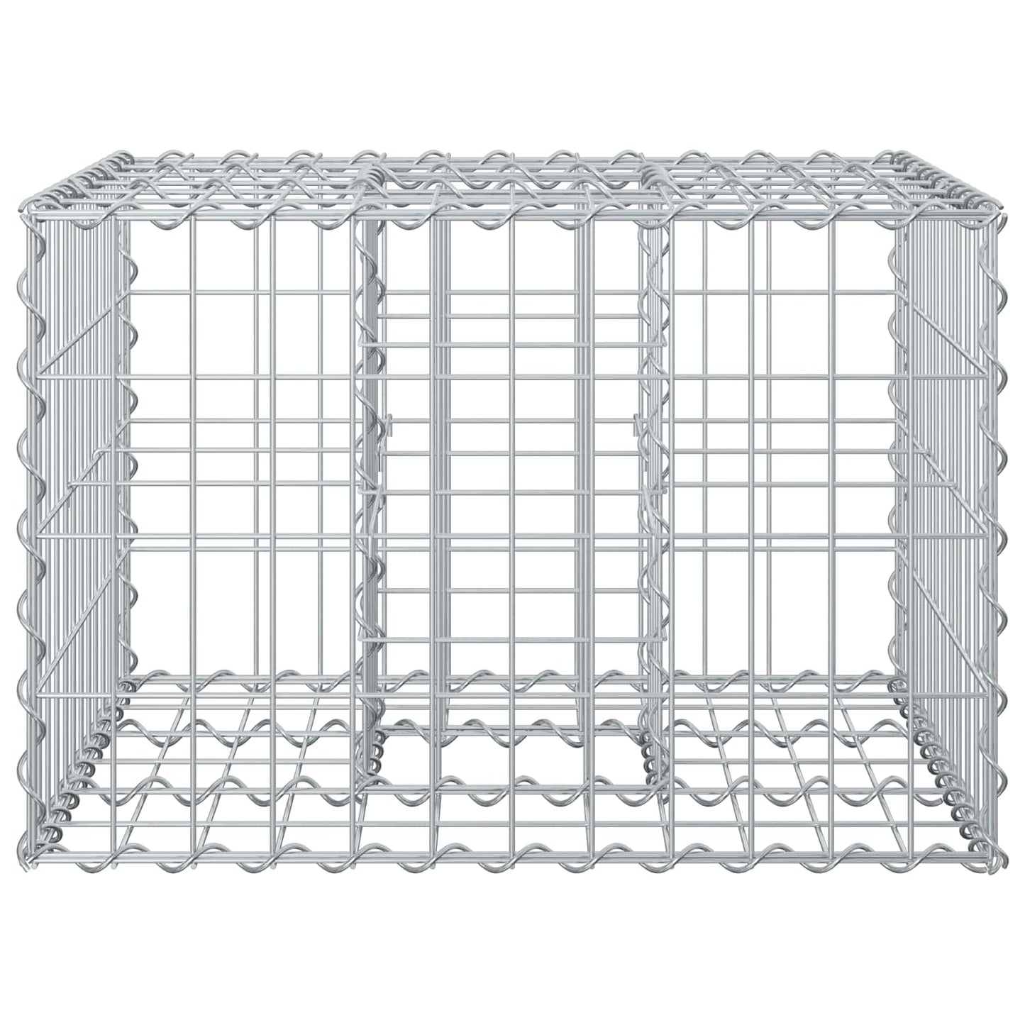 Gabion Raised Bed Silver