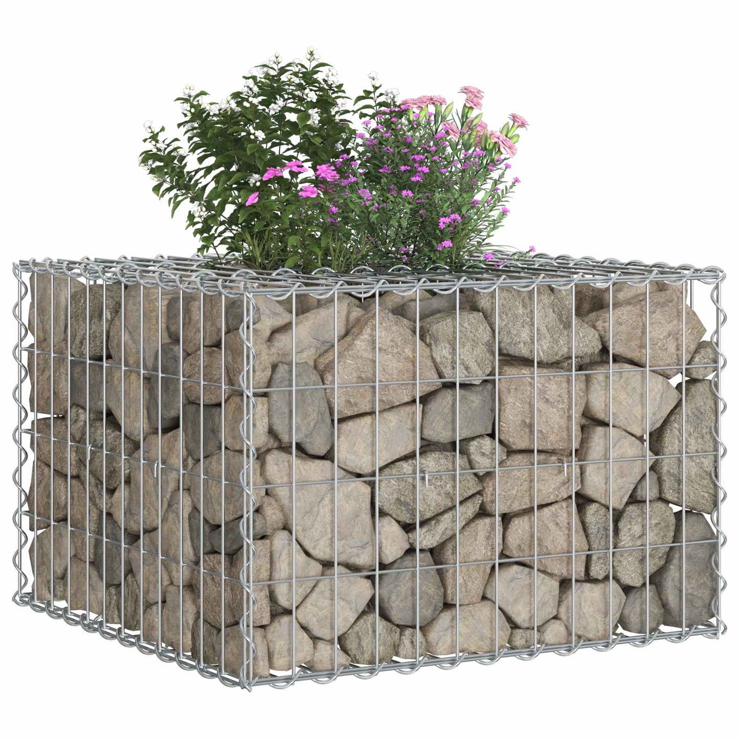 Gabion Raised Bed Silver