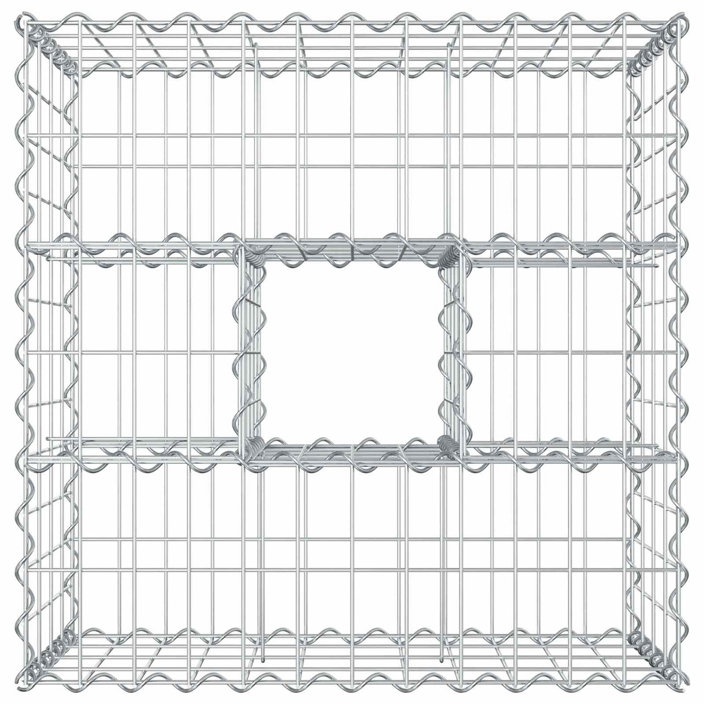 Gabion Raised Bed Silver