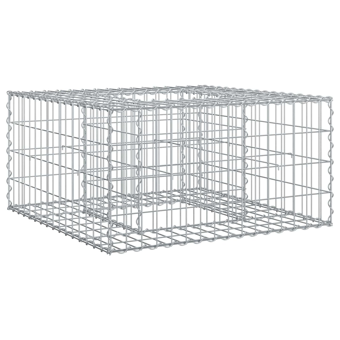 Gabion Raised Bed Silver