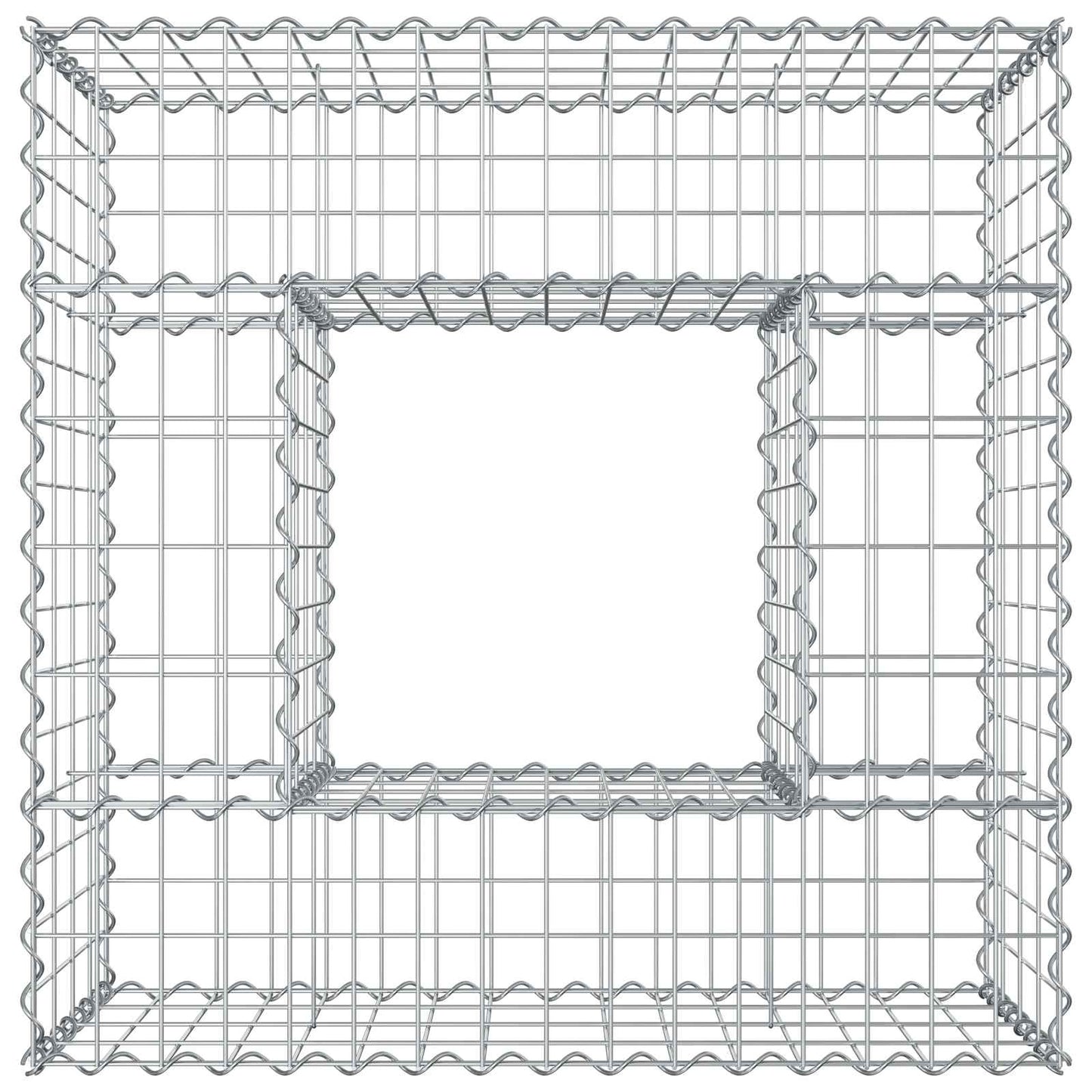 Gabion Raised Bed Silver