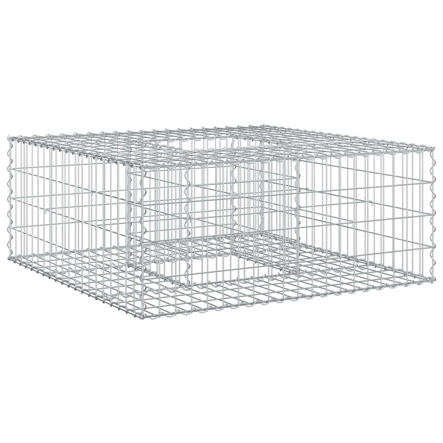 Gabion Raised Bed Silver