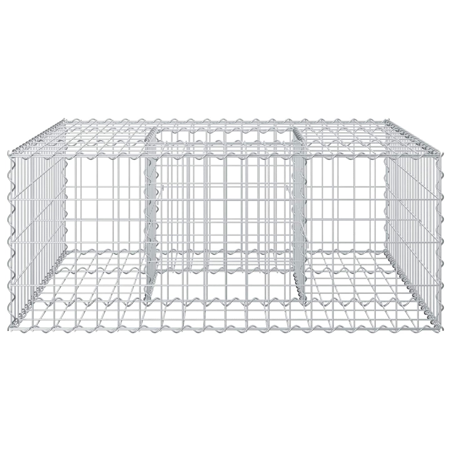 Gabion Raised Bed Silver