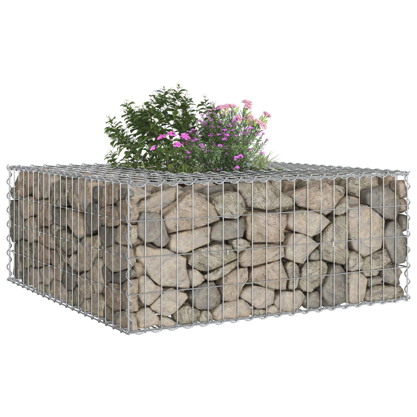 Gabion Raised Bed Silver