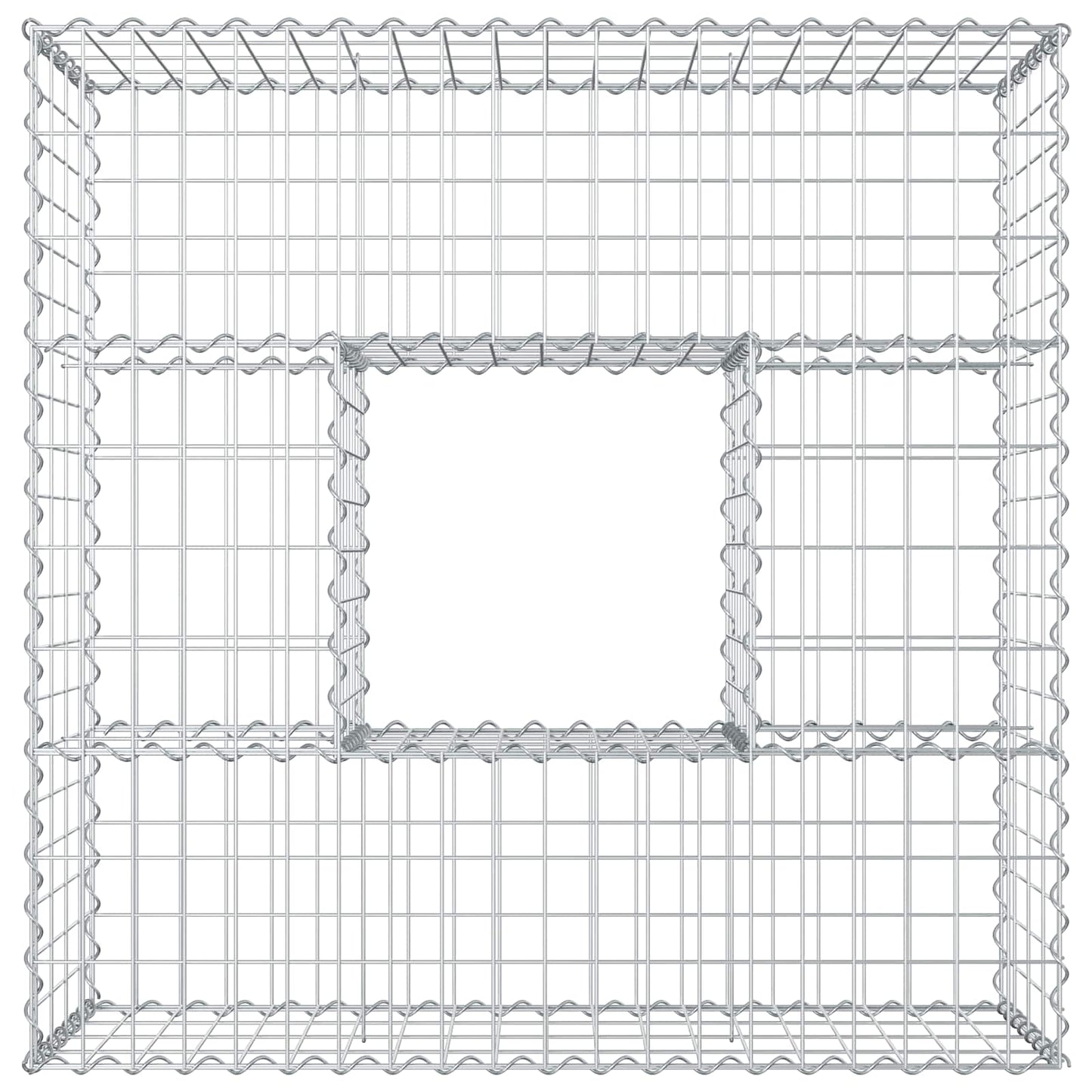 Gabion Raised Bed Silver
