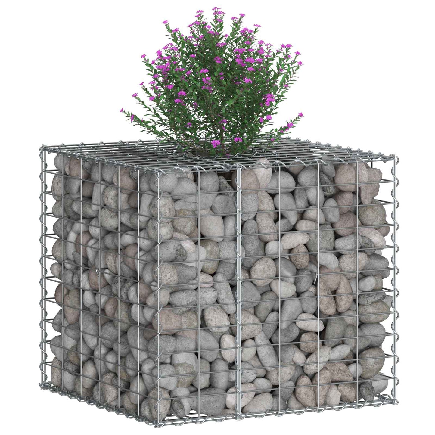 Gabion Raised Bed Silver