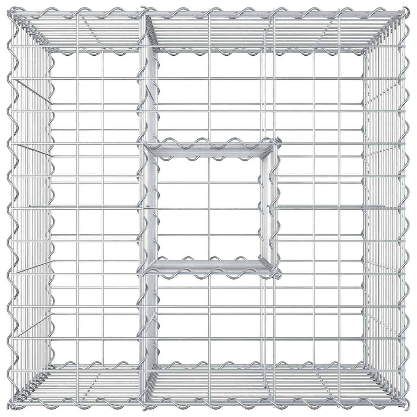 Gabion Raised Bed Silver