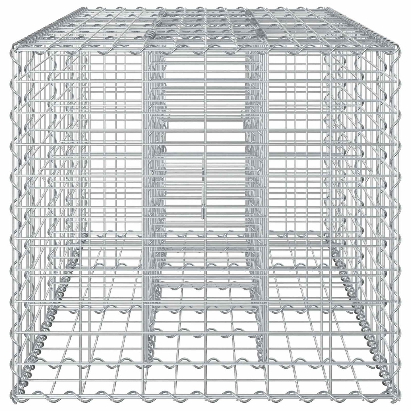 Gabion Raised Bed Silver
