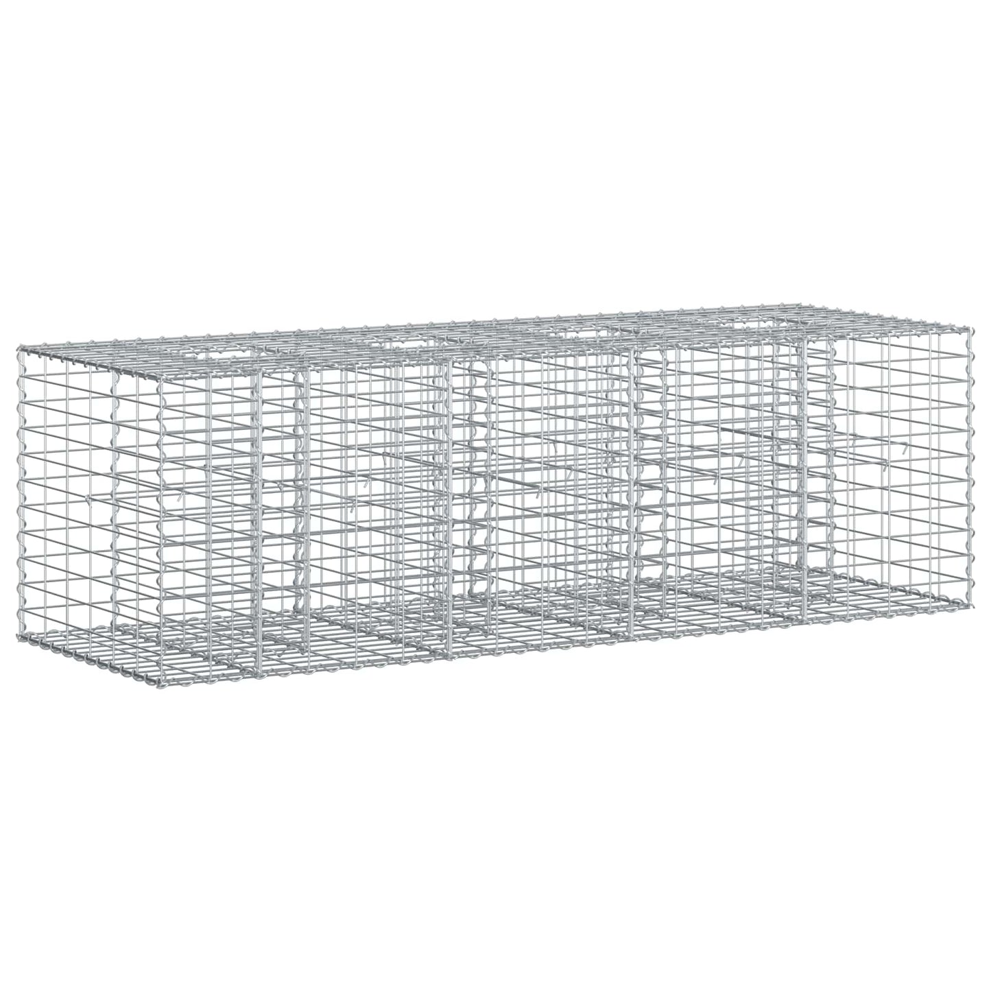 Gabion Raised Bed Silver