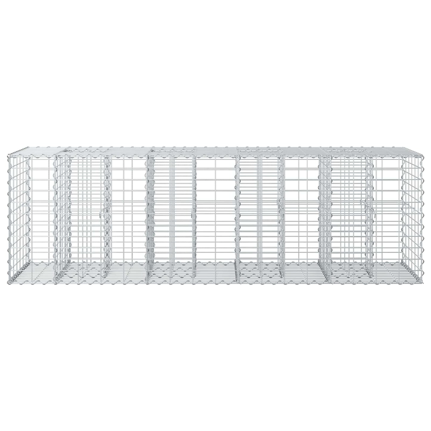 Gabion Raised Bed Silver