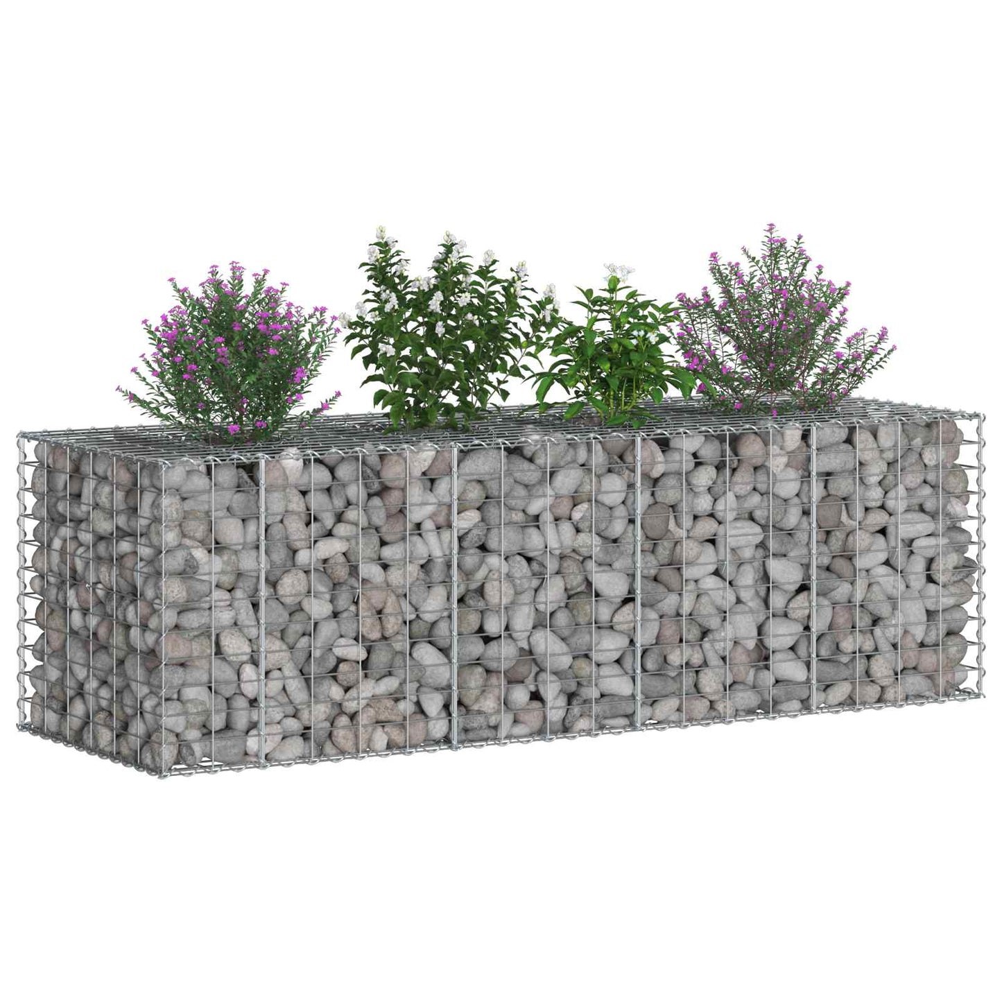 Gabion Raised Bed Silver