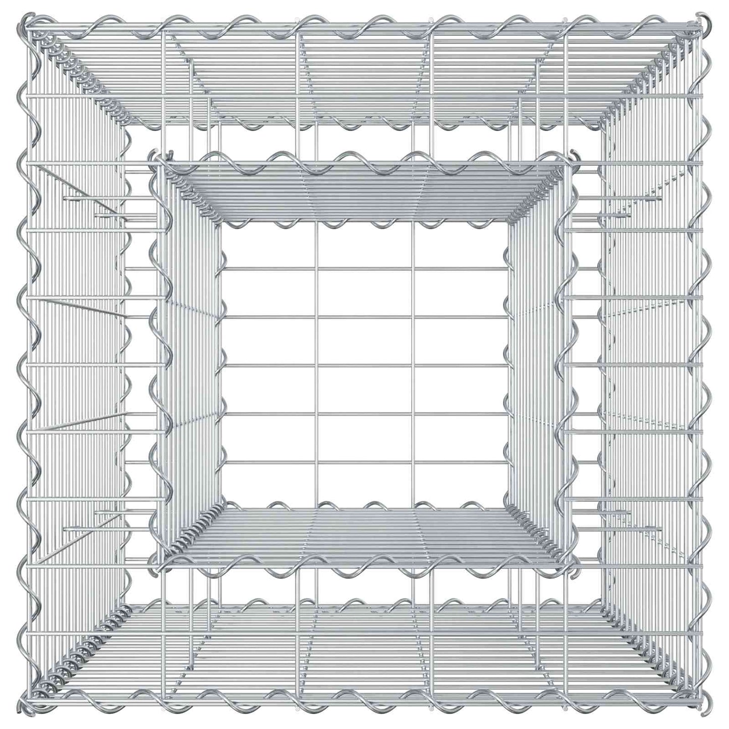 Gabion Raised Bed Silver