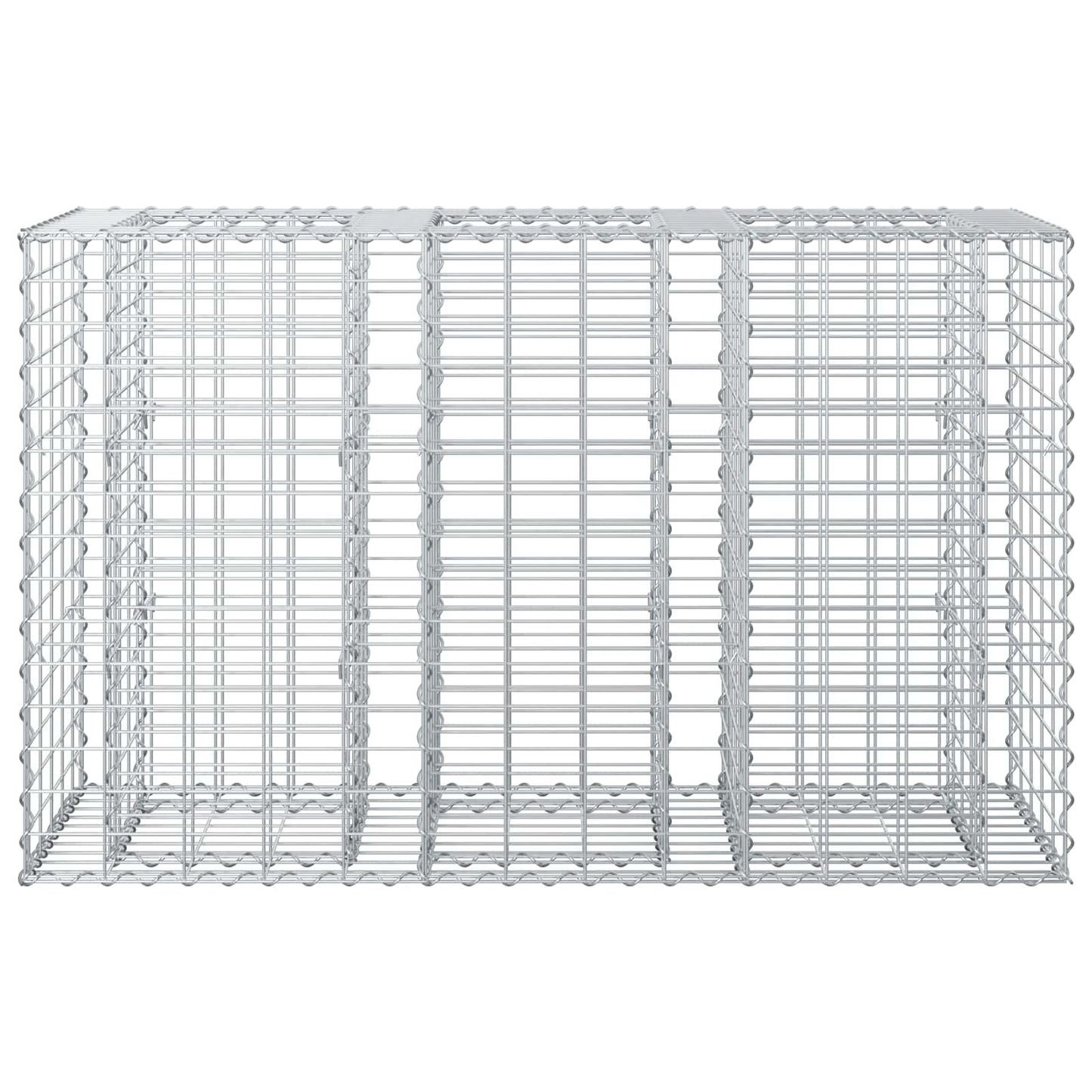 Gabion Raised Bed Silver