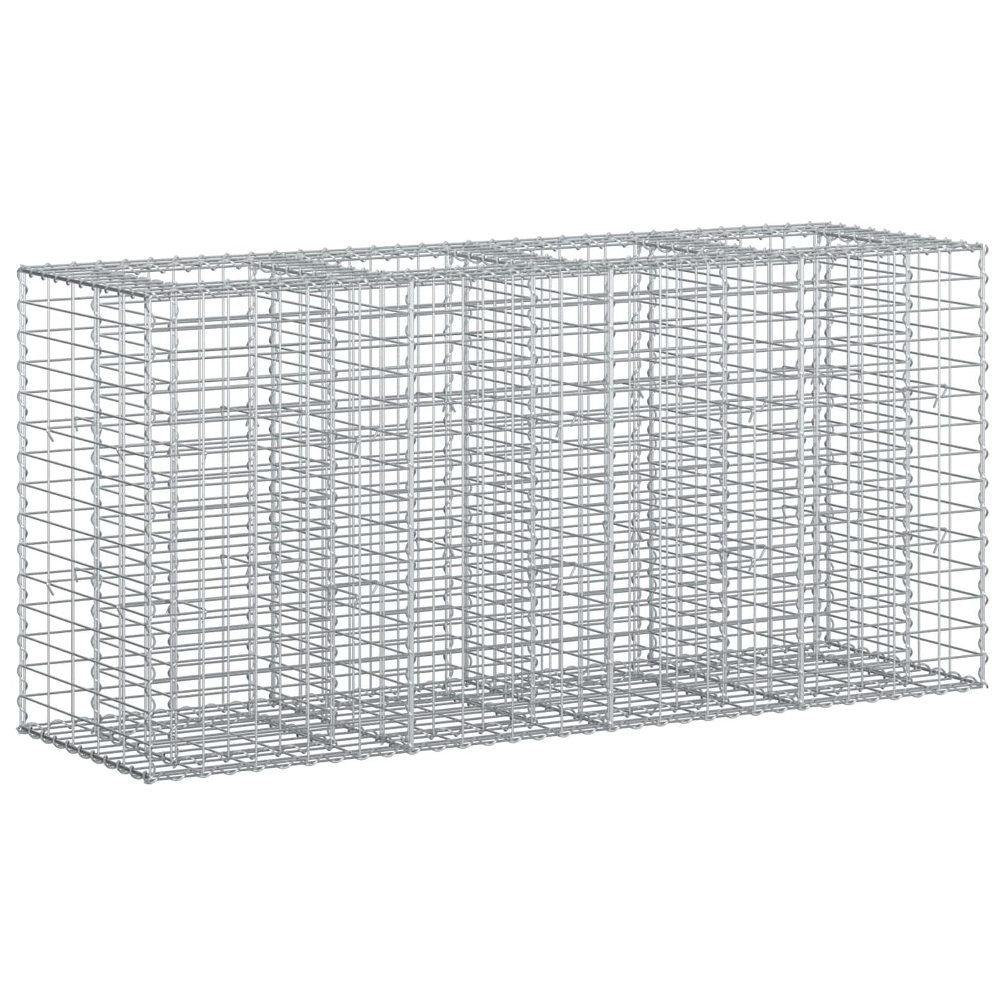 Gabion Raised Bed Silver