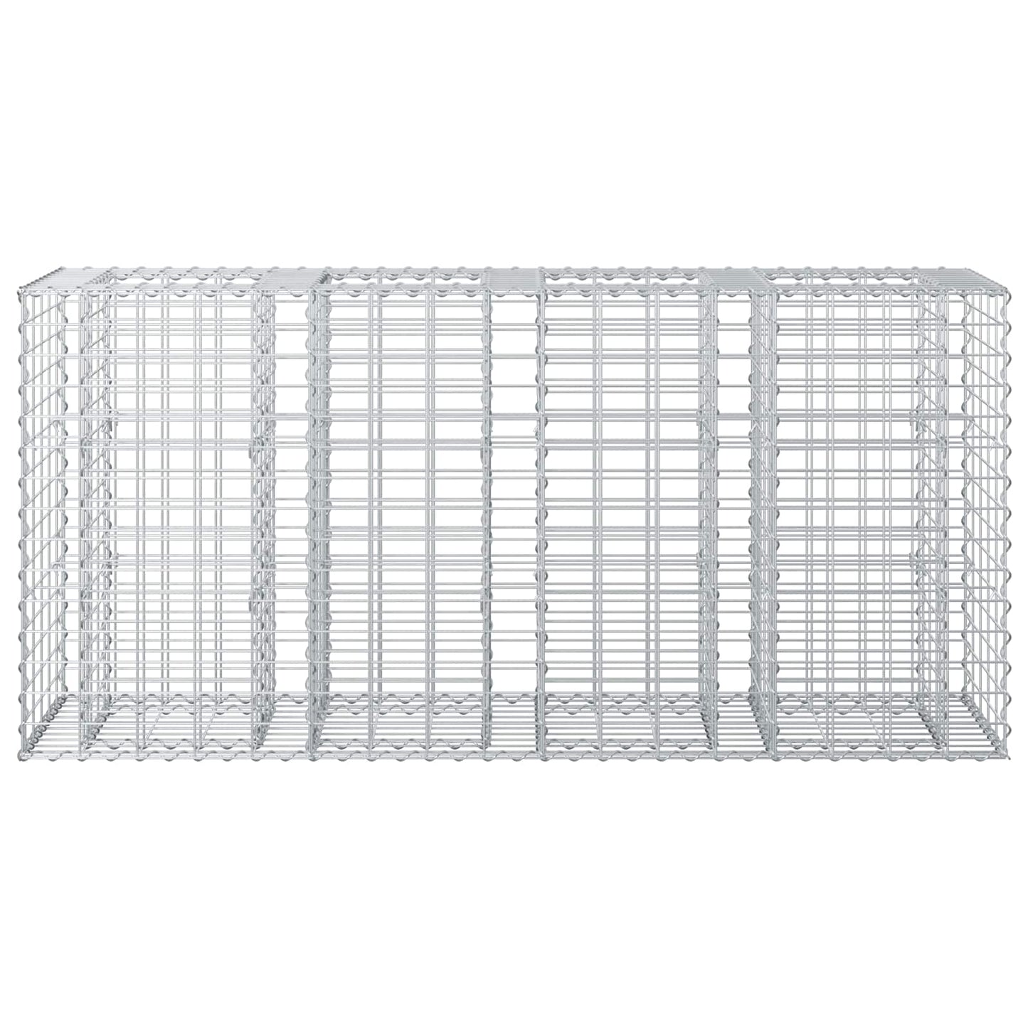 Gabion Raised Bed Silver