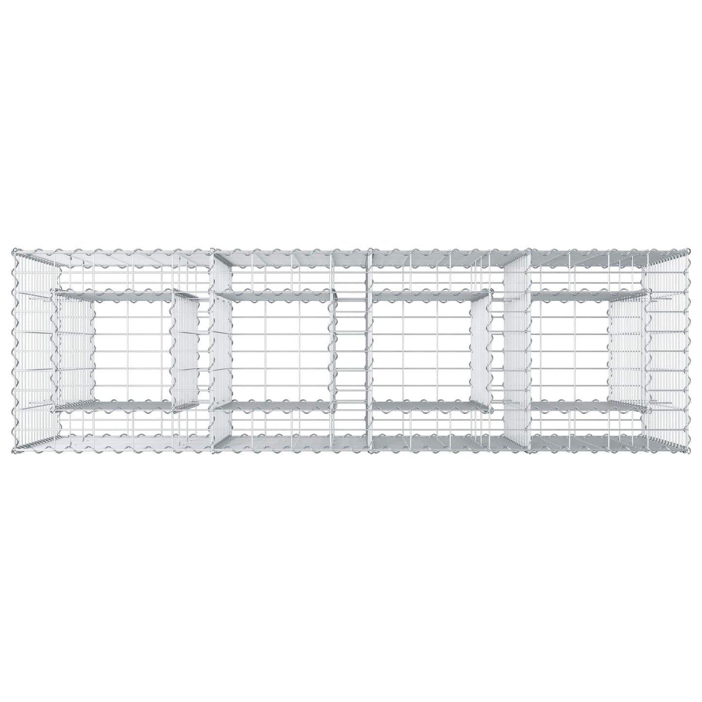 Gabion Raised Bed Silver