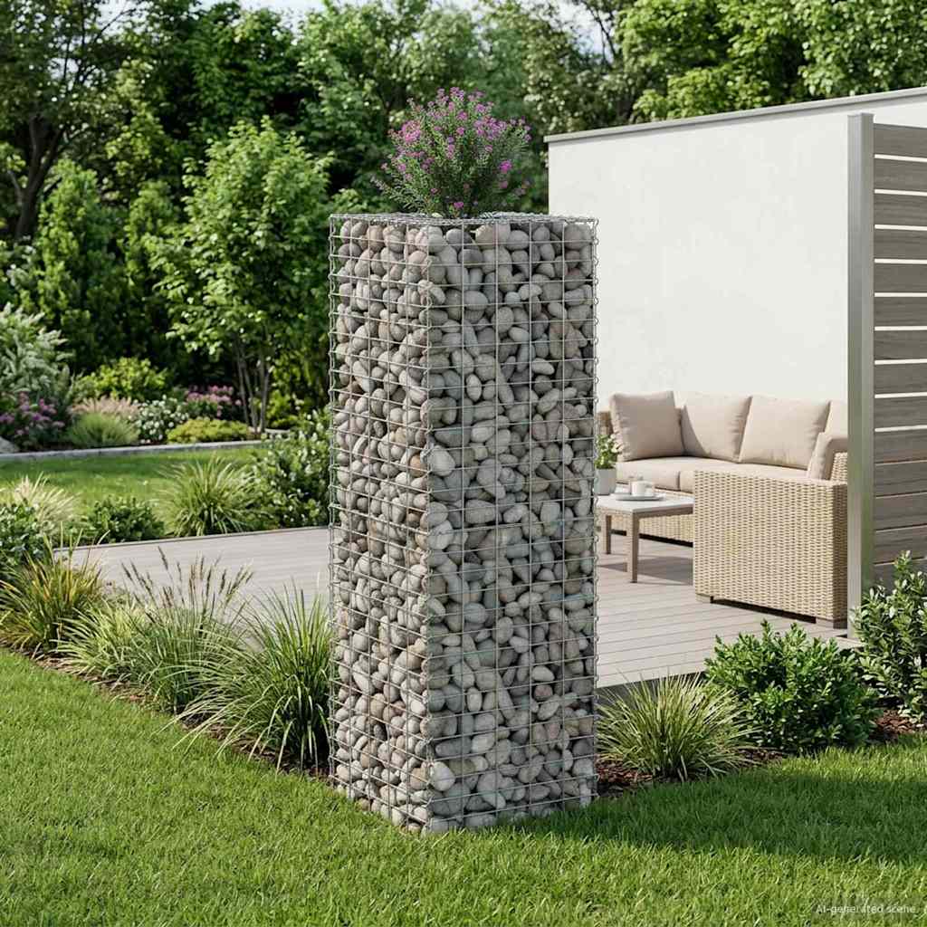 Gabion Raised Bed Silver