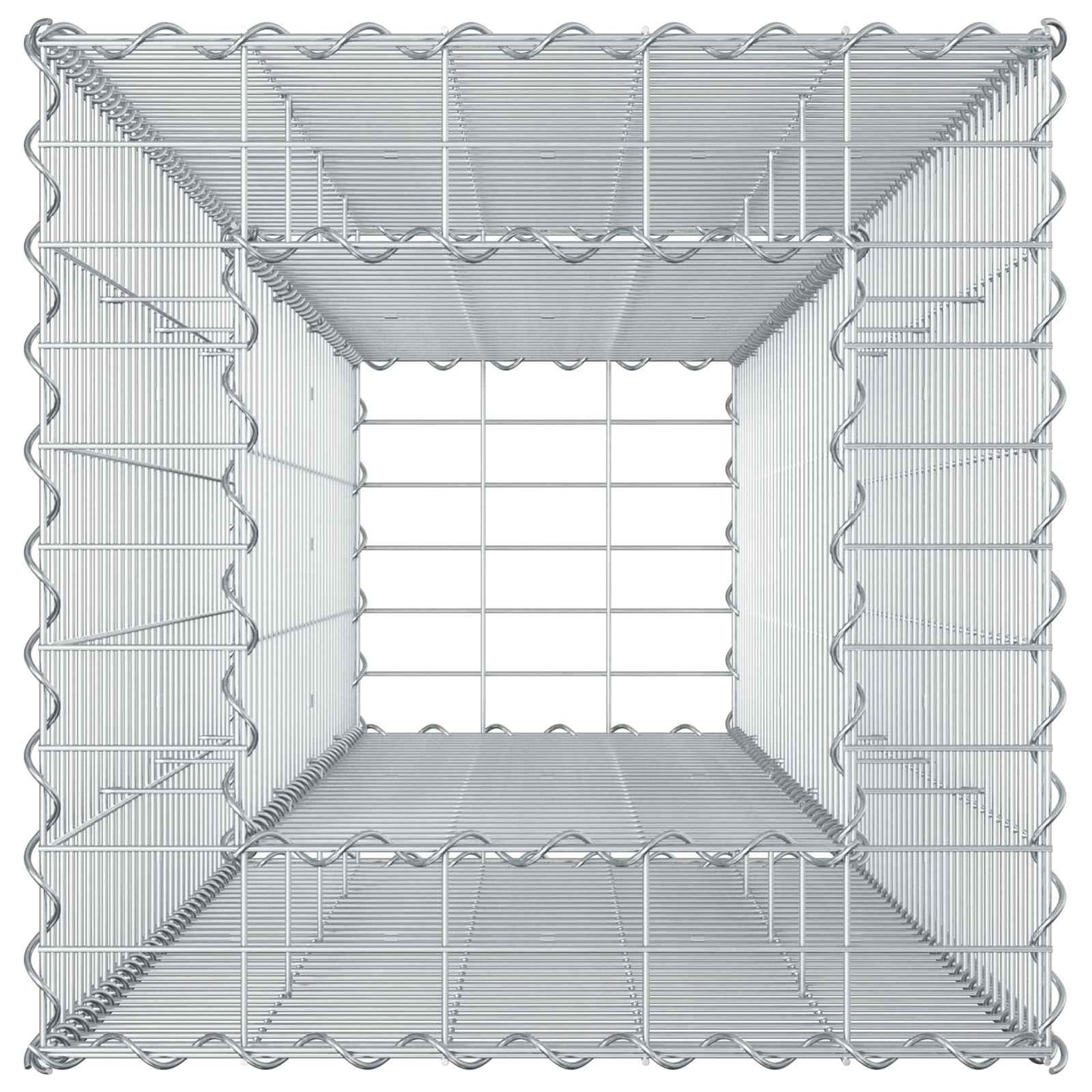 Gabion Raised Bed Silver
