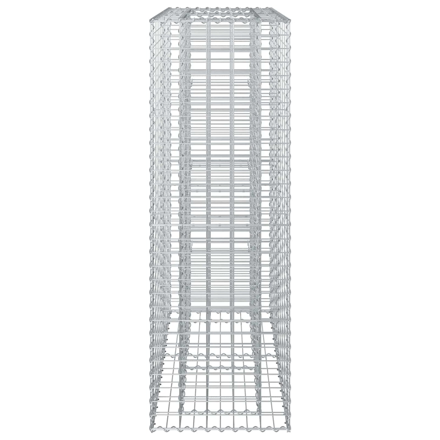 Gabion Raised Bed Silver