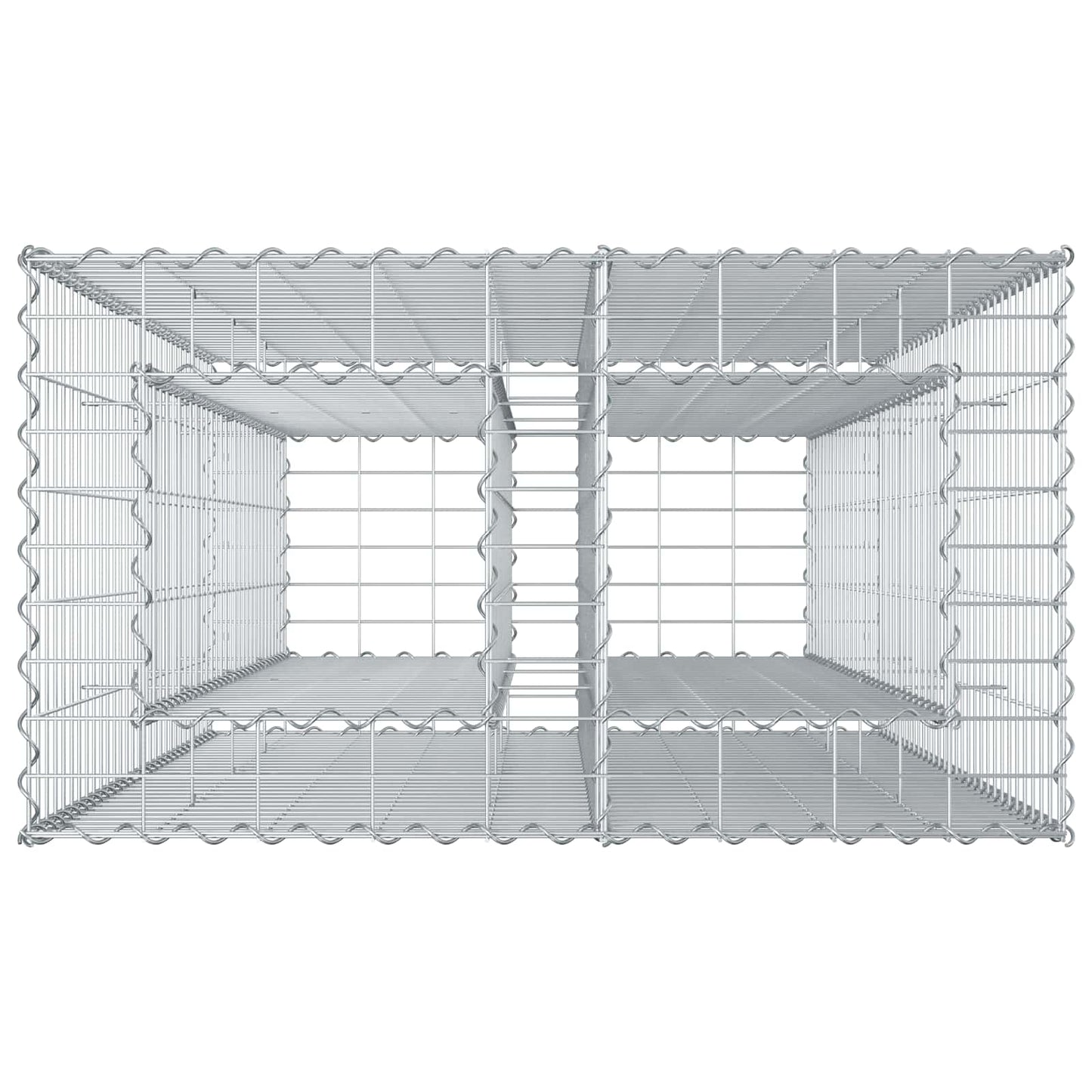 Gabion Raised Bed Silver