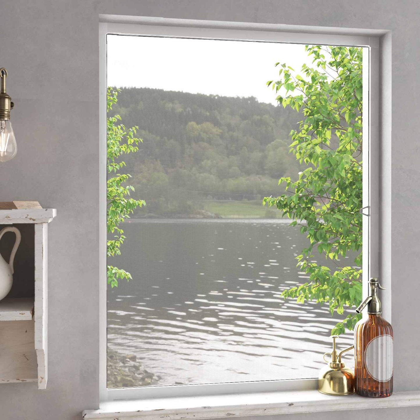 Insect Screen for Windows White 130 x 150 cm