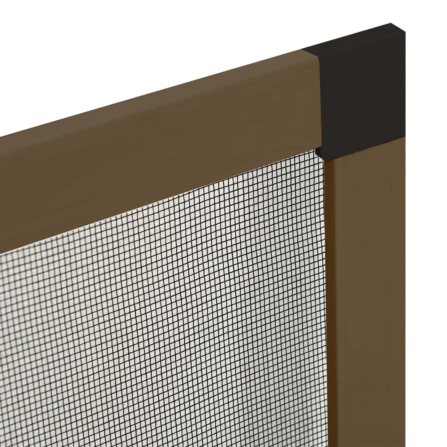 Insect Screen for Windows Brown 110 x 130 cm