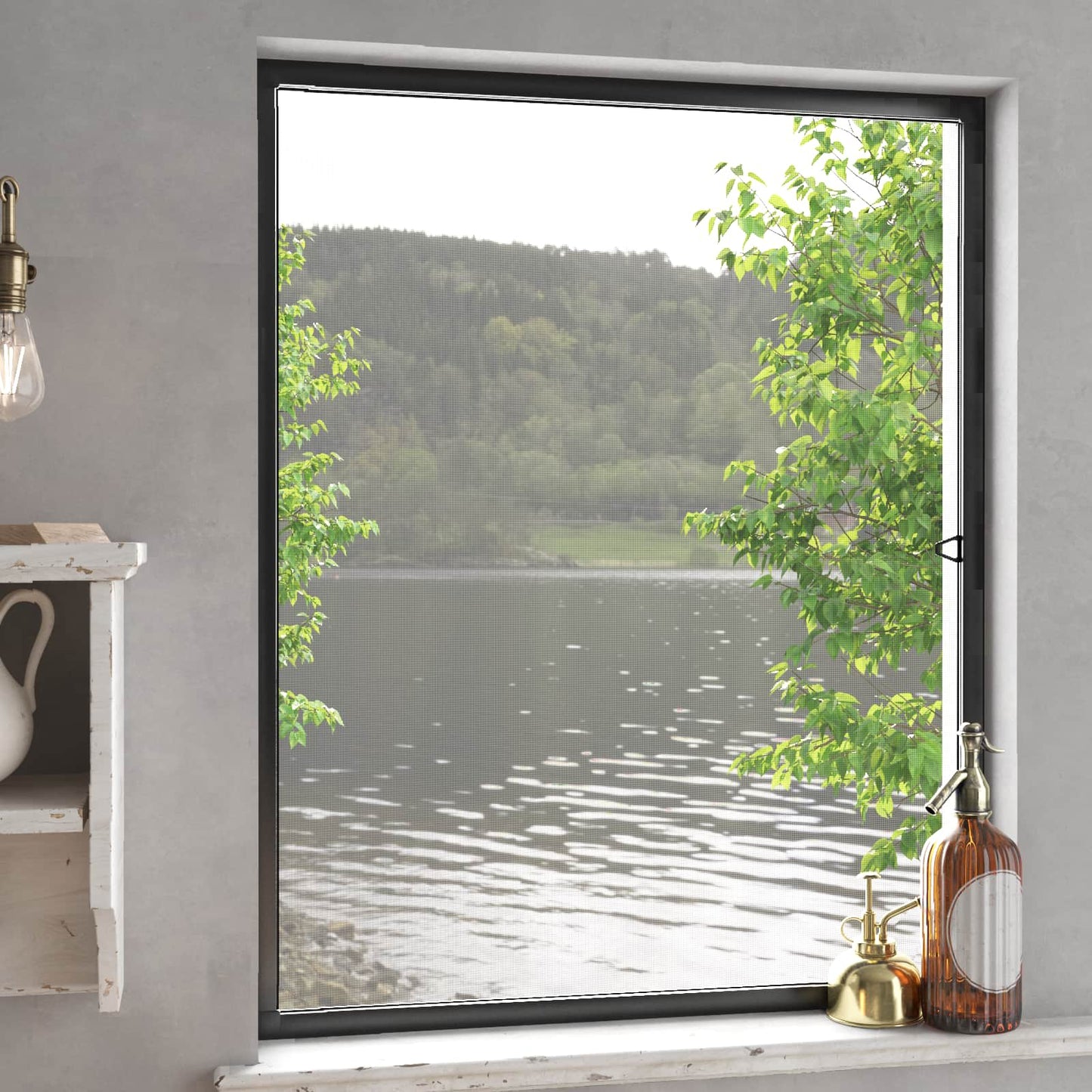 Insect Screen for Windows Anthraciate 120 x 140 cm
