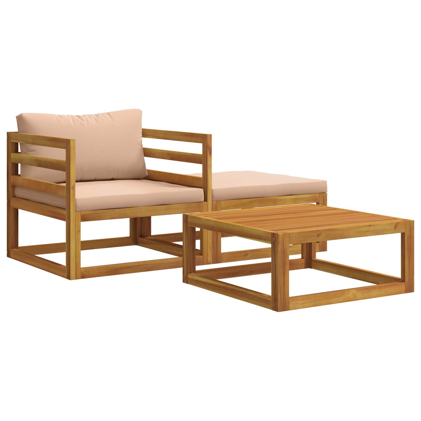 3 pcs Sectional Sofa Set with Cushions