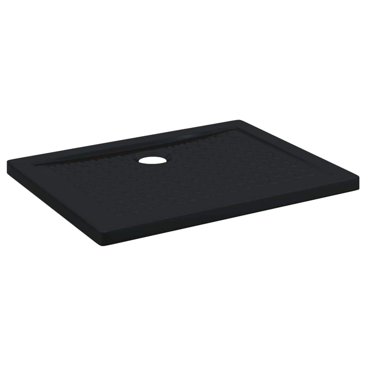 Shower Base Tray with Dots 90 x 70 x 4 cm ABS Black