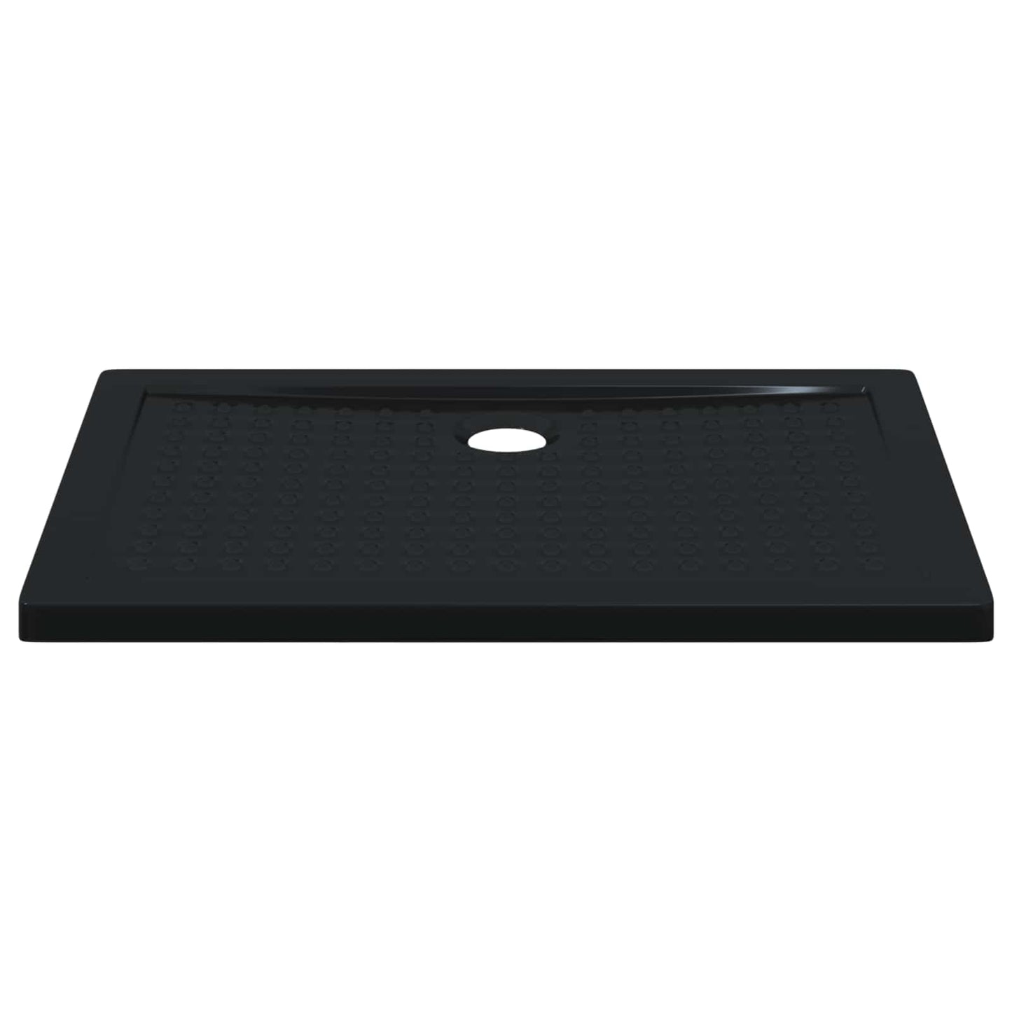 Shower Base Tray with Dots 100 x 70 x 4 cm ABS Black