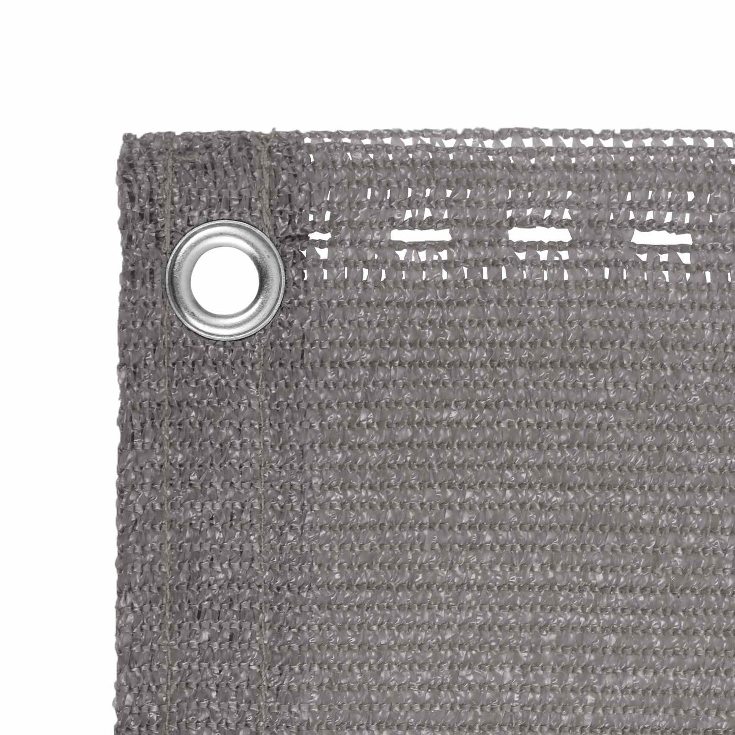 Balcony Screen Light Grey 120 x 800 cm HDPE and Aluminium